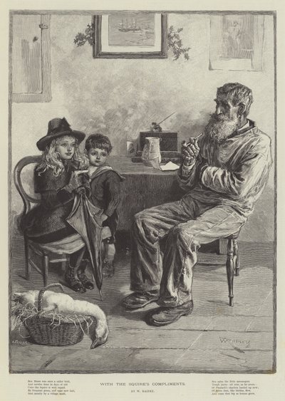 Con los cumplidos del escudero de William Rainey